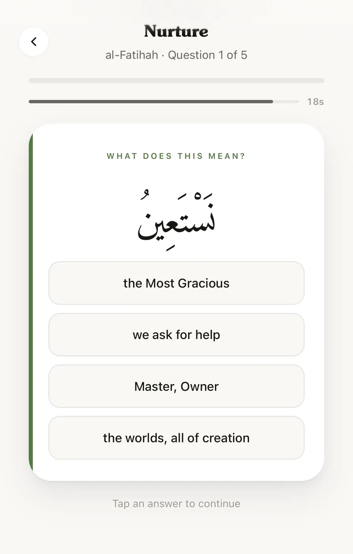 A Nurture question: what does nasta‘in mean?
